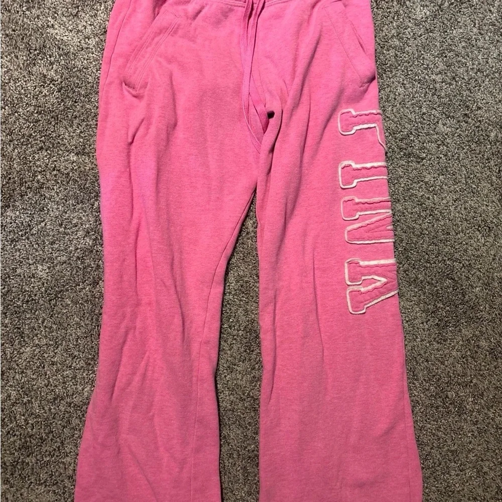 PINK Victoria's Secret wide leg sweats - Picture 1 of 3